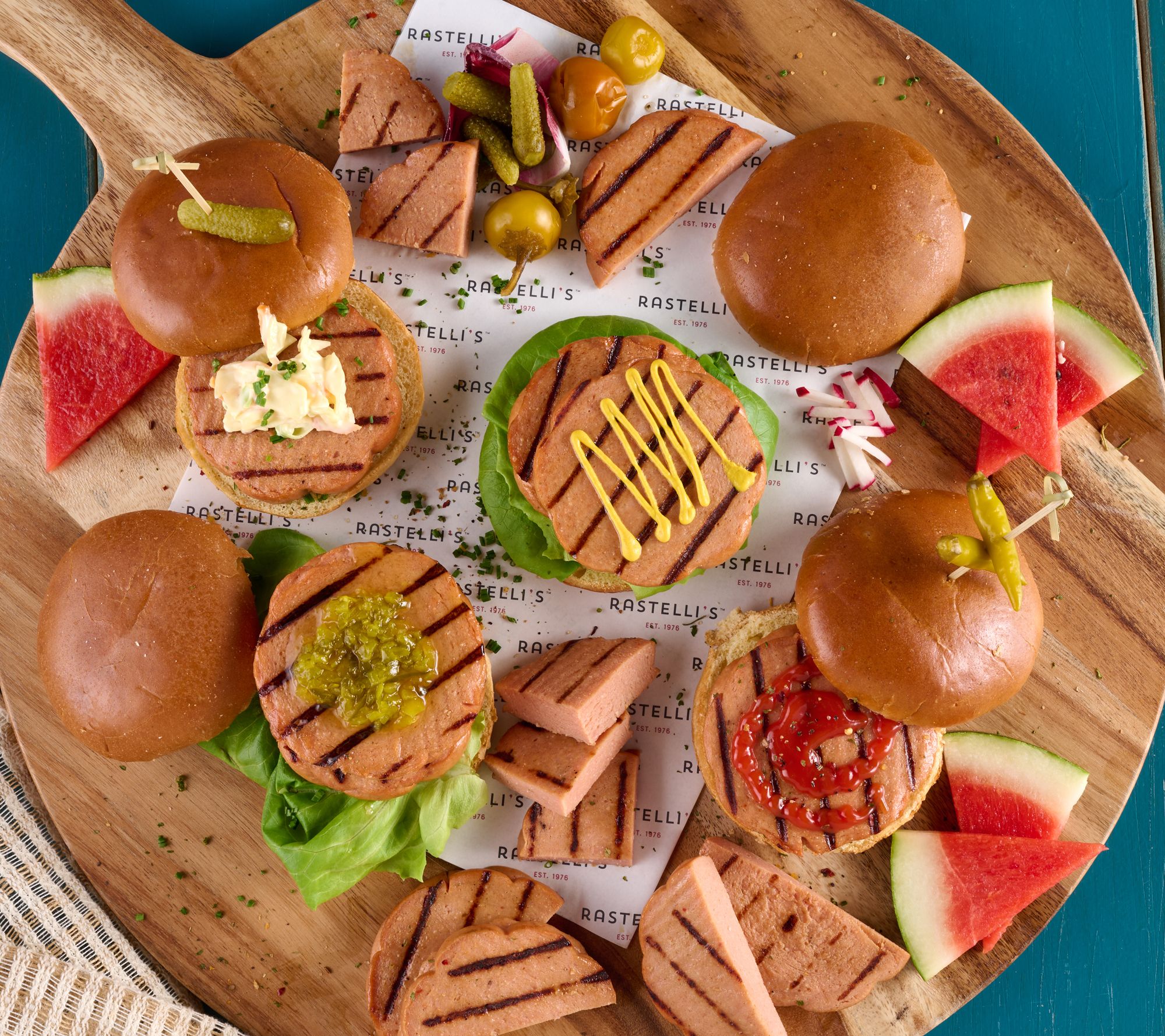 Rastelli's (24) 3.5-oz Round Dog Hot Dog Patties