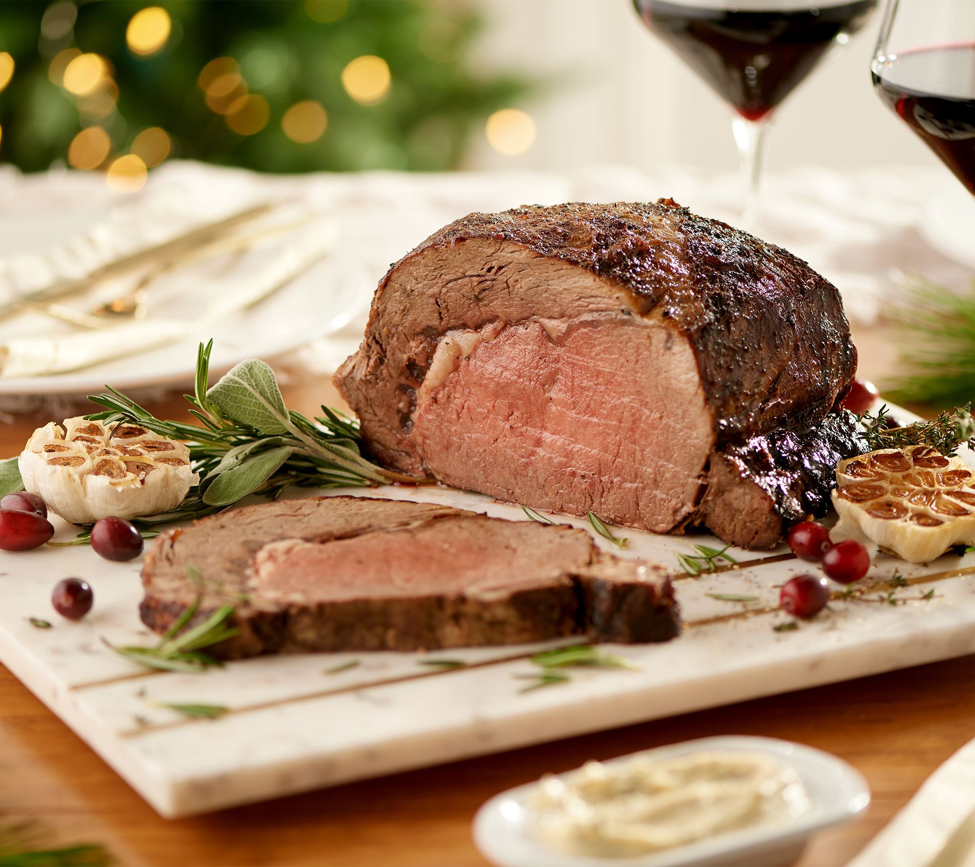 SH12/8 Rastelli's 6-lb Reserve Black Angus Prime Rib w/ Butter