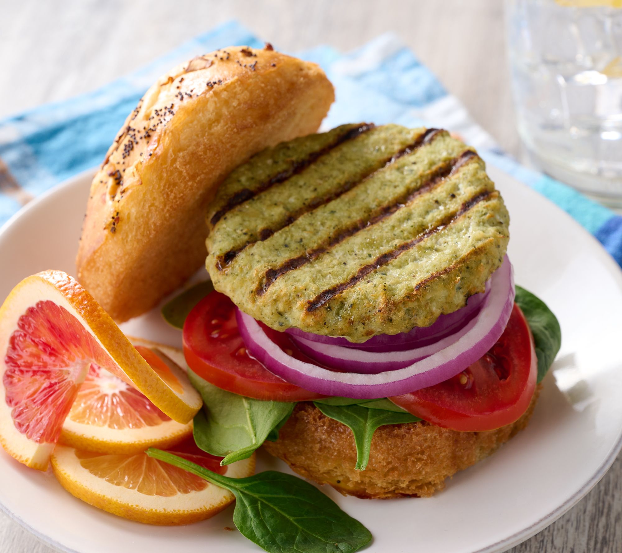 Rastelli's (10) 4-oz Original or Spinach Feta Turkey Burgers