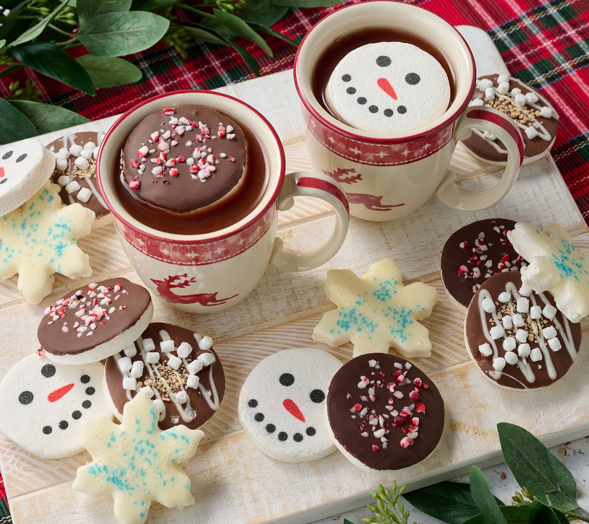 Melville 16-Piece Marshmallow Mug Toppers Variety Pack - QVC.com