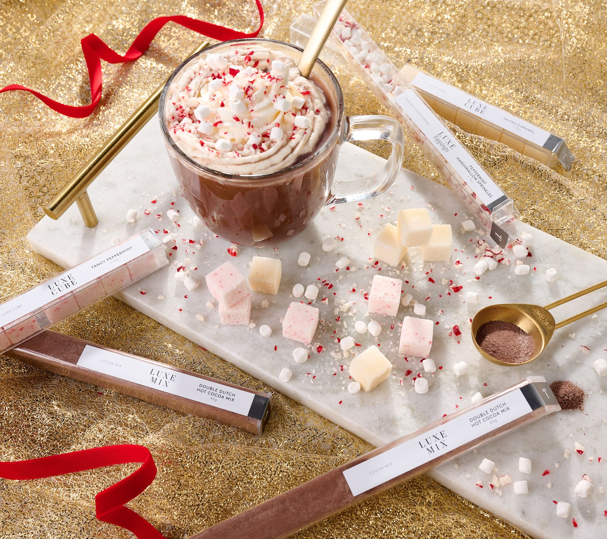 Teaspressa Double Dutch Chocolate Hot Cocoa Kit w/ Toppings