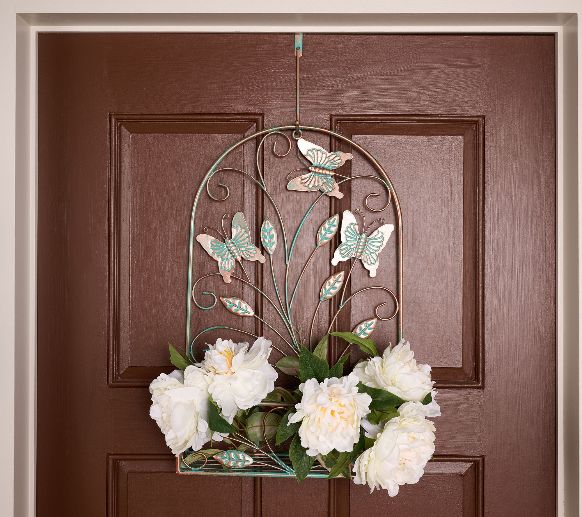  Garden Reflections Single Metal Wall Planter