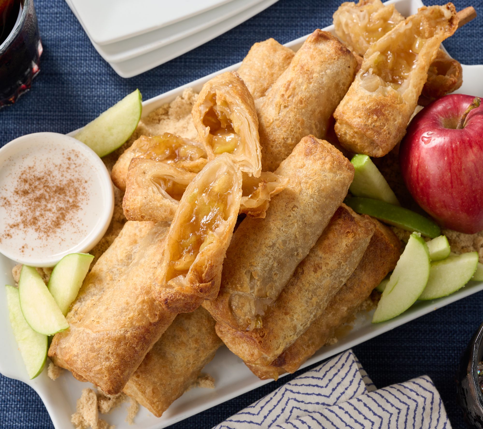 Falkor Fushion (12) Apple Pie, Cheesesteak or Vegetable Egg Rolls