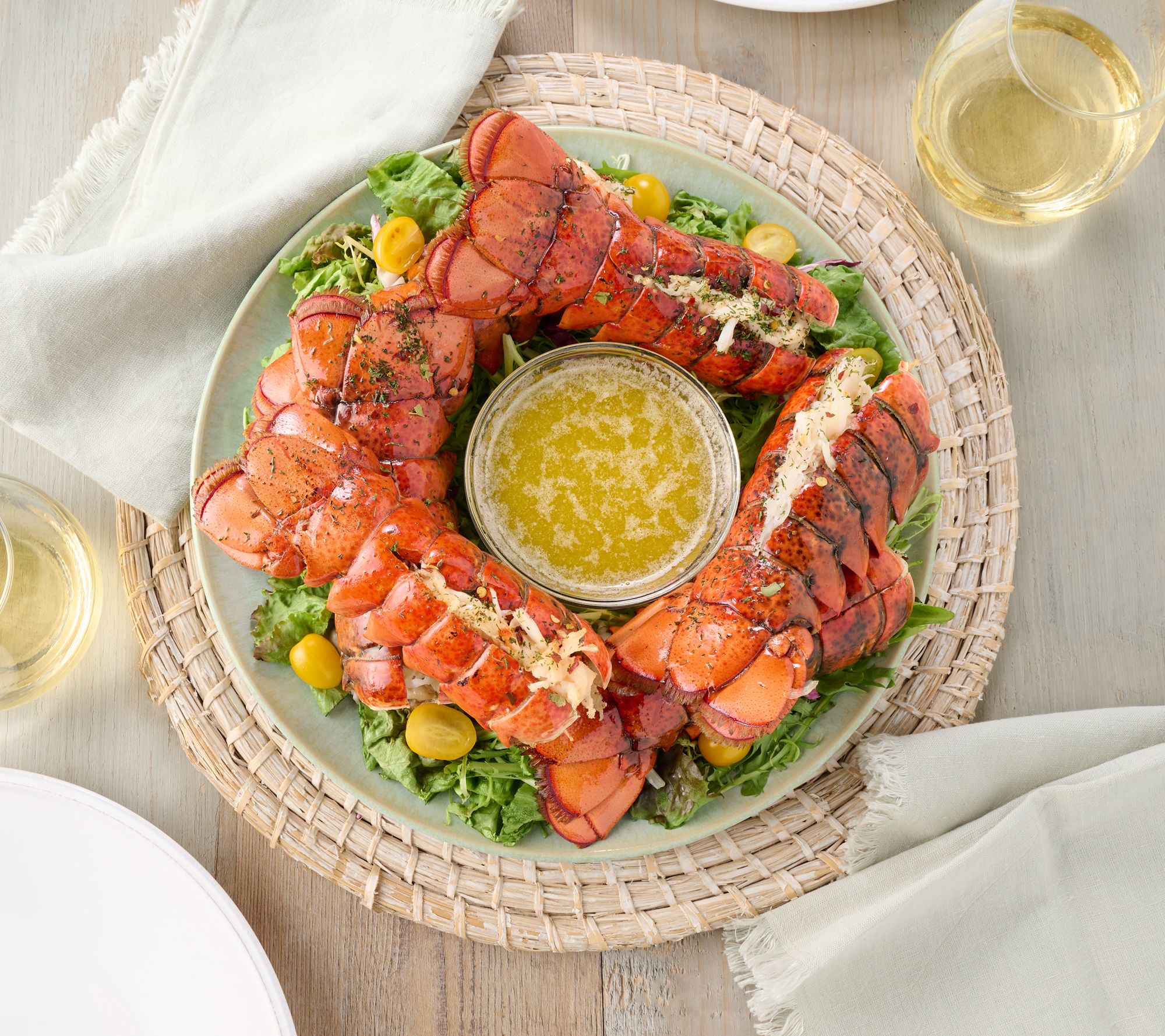 Egg Harbor (8) 5-6 oz. HPP Maine Lobster Tails w/ Butter