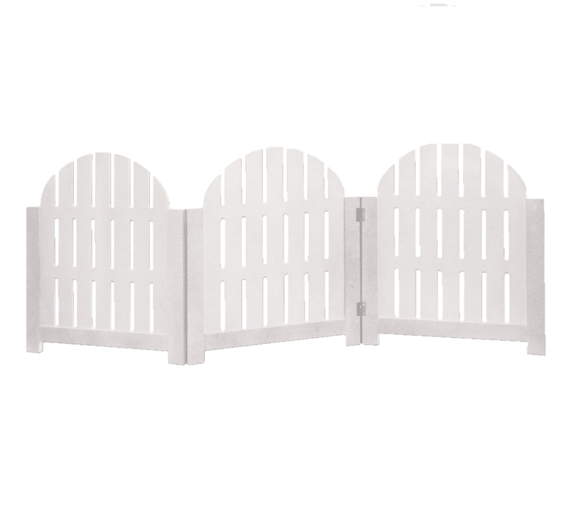 Etna Products White Adirondack Style Free Standing Pet Gate