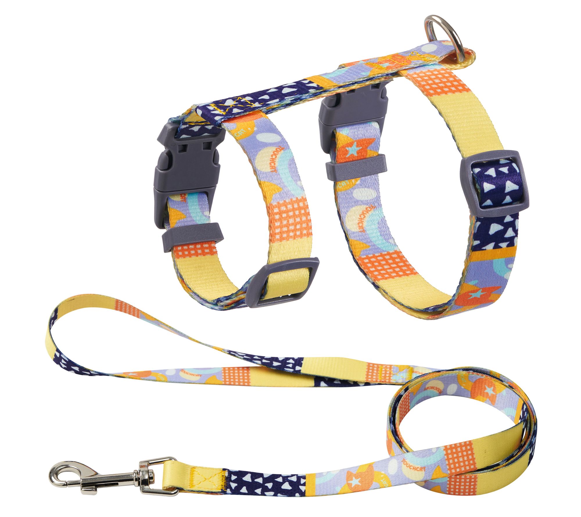 Touchcat Animal Patterned Fashion Cat Harness and Leash