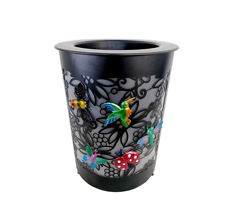 Temp-tations Outdoors 16.5" Illuminated Planter w/ Magnet Icons