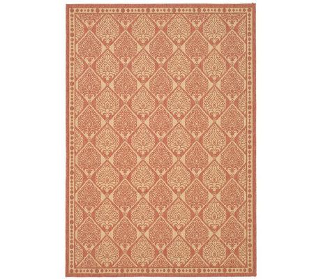 Safavieh Courtyard Teardrop 5'3" x 7'7" Rug with Sisal Weave