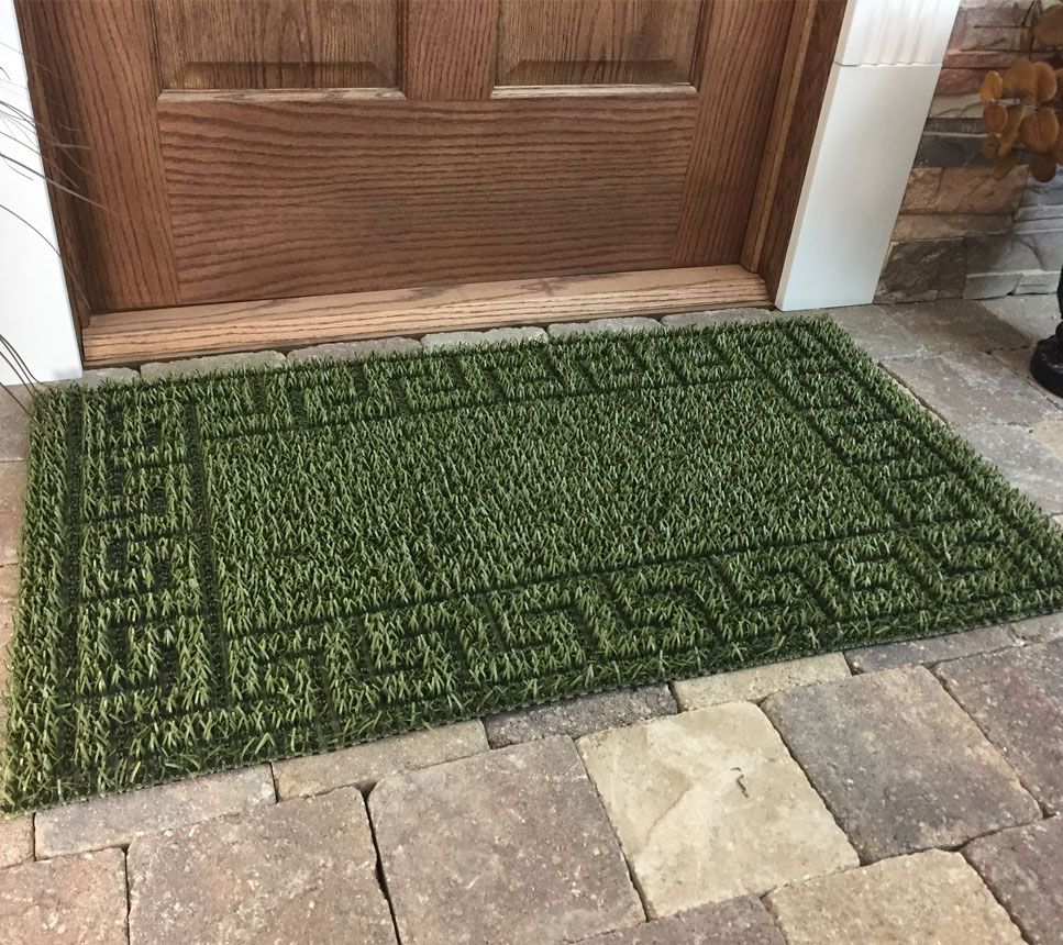 Don Aslett Outdoor 3' x 5' AstroTurf Mat- Dirt Trapping Mat