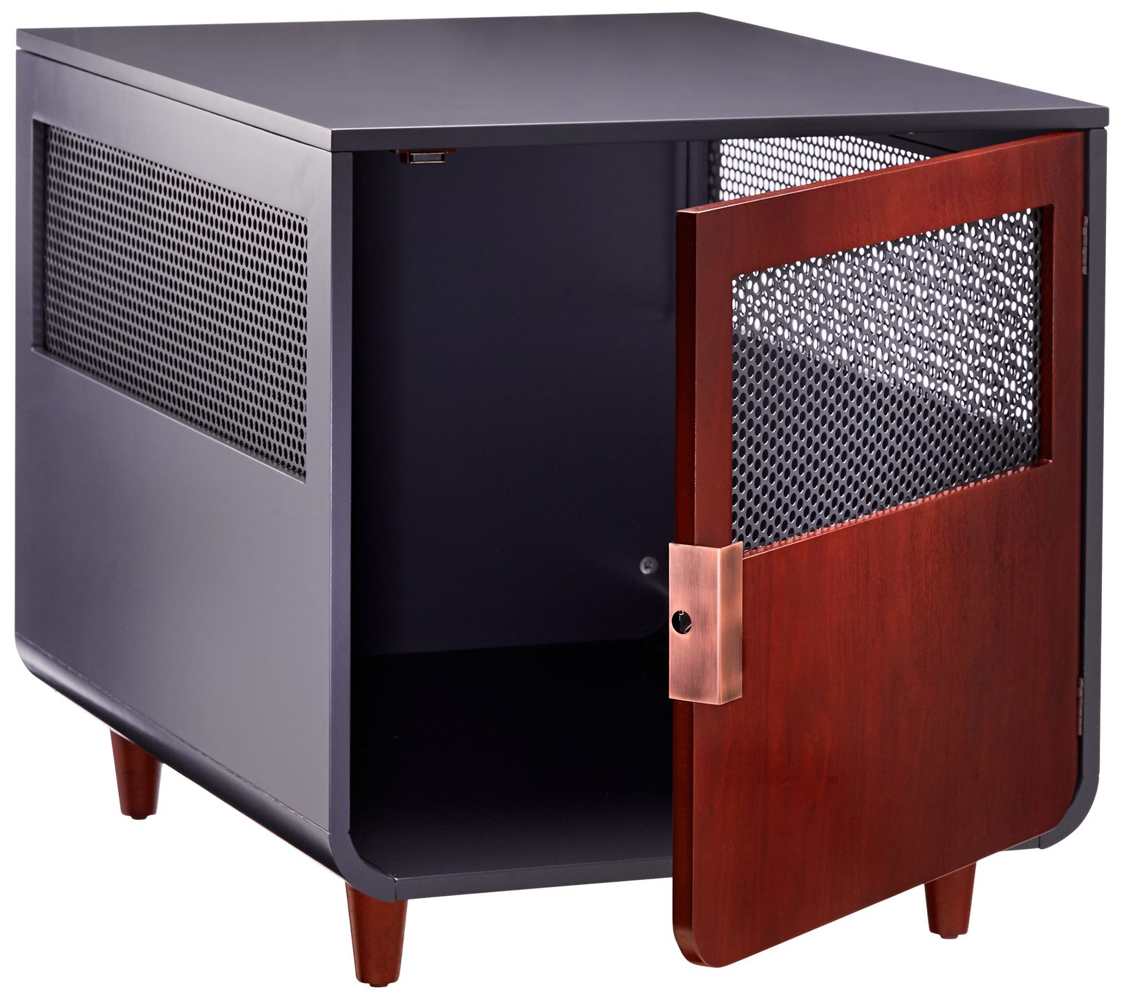 Staart Radius Wooden Dog Crate, Medium