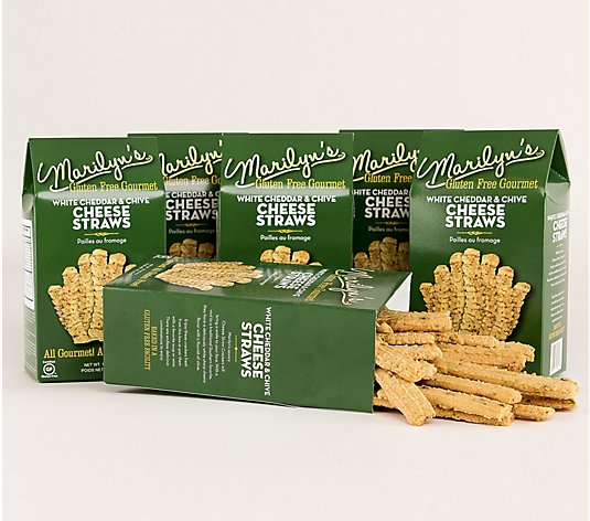 Marilyn's Gourmet (6) White Cheddar & Chives Cheese Straws