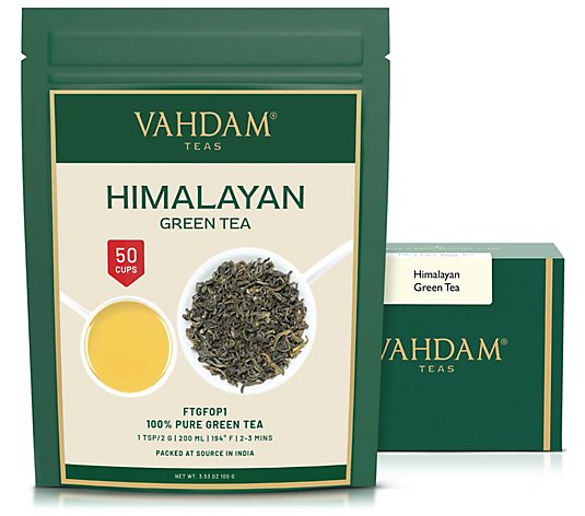 Vahdam 3.53oz Loose Leaf Himalayan Green Tea