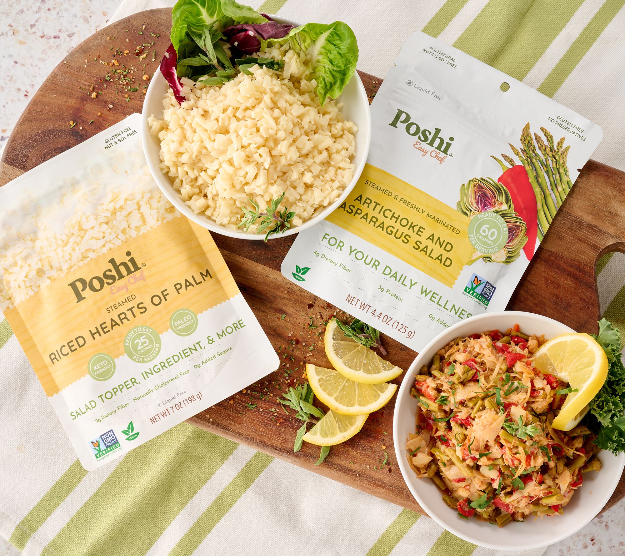 Poshi (6) Bags of Marinated Vegetables