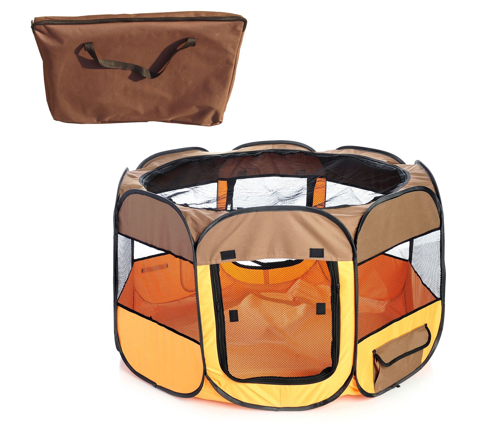 Pet Life All-Terrain Wire-Framed Collapsible Trvel Playpen