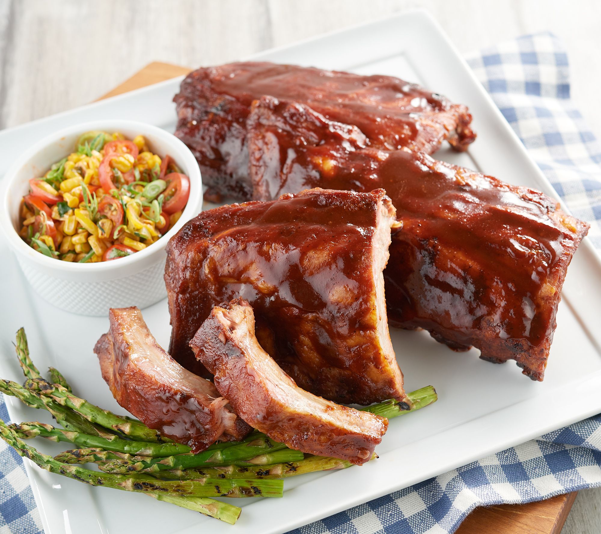 Corky's BBQ (3) or (6) 1lb. Baby Back BBQ Ribs in Original Sauce - QVC.com