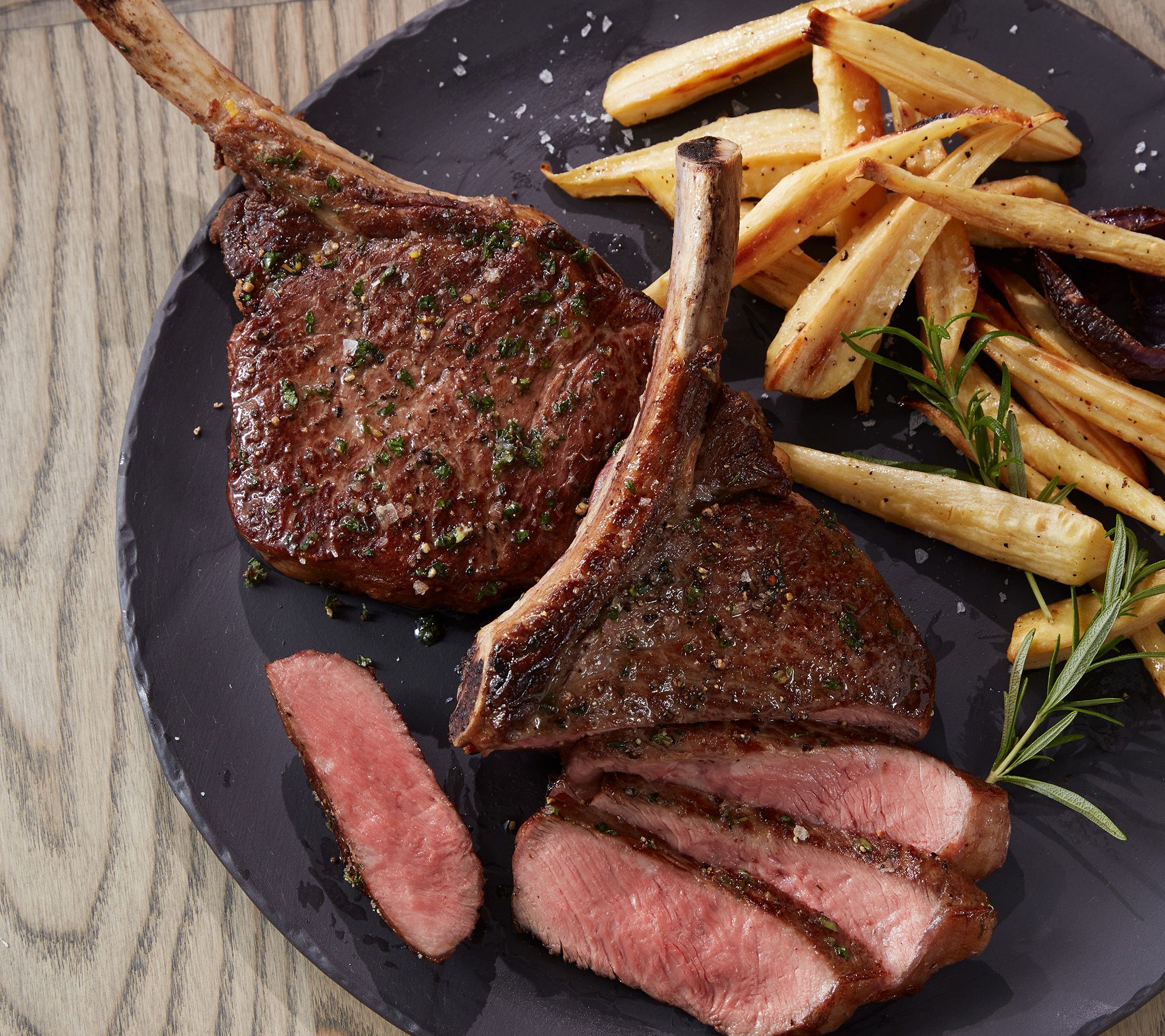 Kansas City Steaks (4) 16oz Beef Bone-In Ribeye Cowgirl Steaks