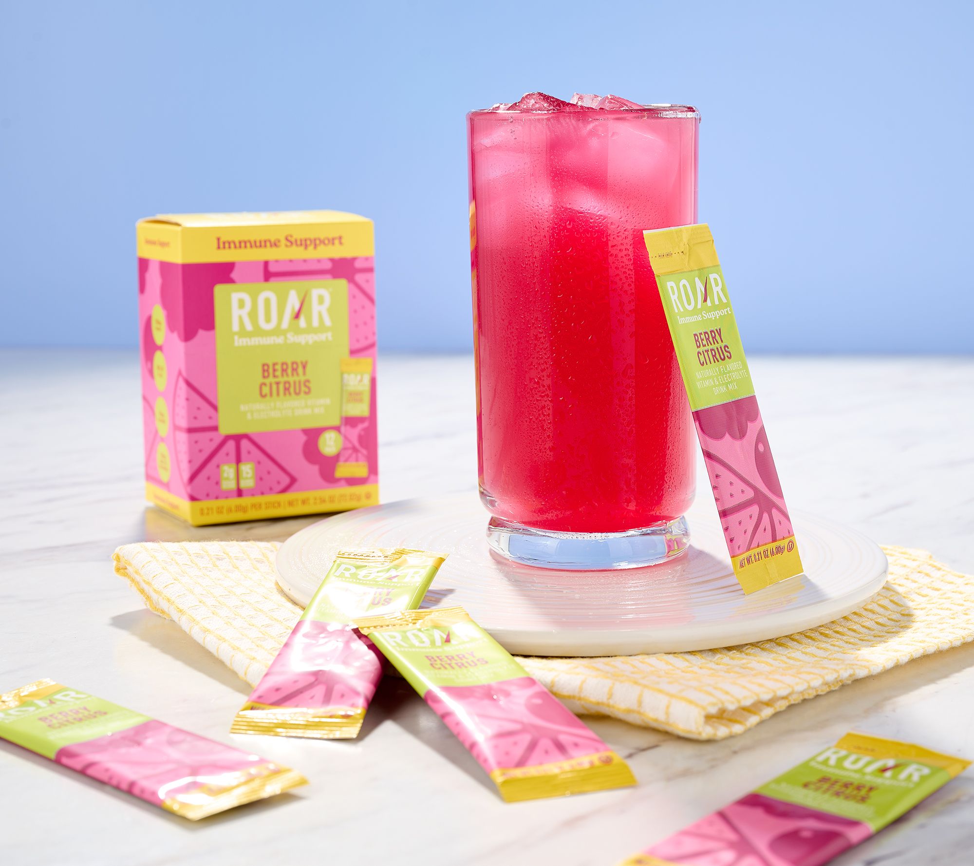 Roar Immune Support 12-pkt Vitamin & Electrolyte Drink Mix