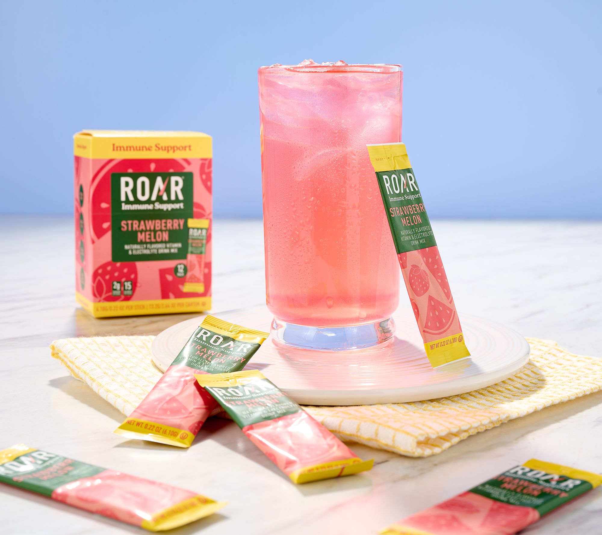 Roar Immune Support 12-pkt Vitamin & Electrolyte Drink Mix