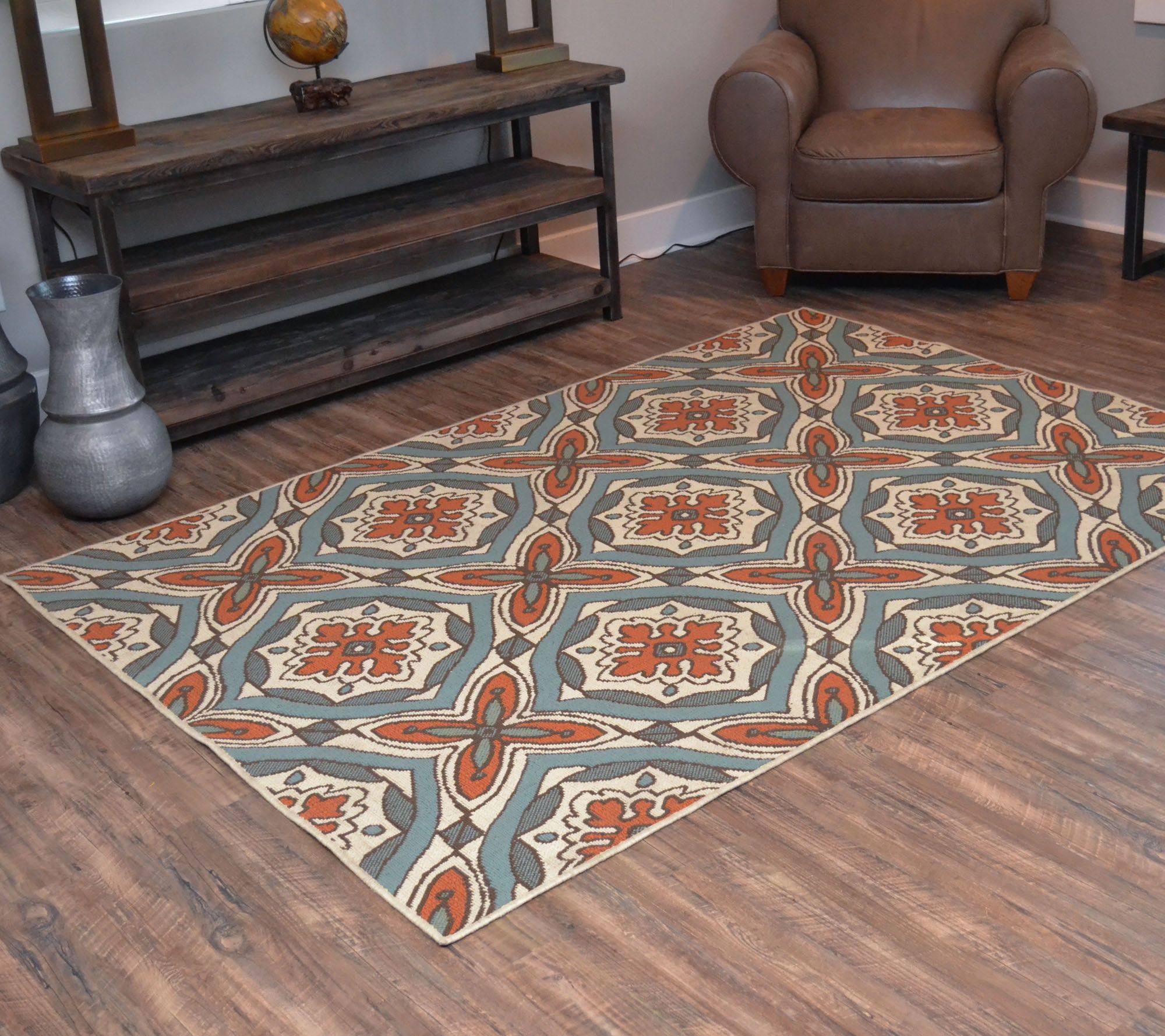 Scott Living Medallion Design Indoor/Outdoor Rug - QVC.com