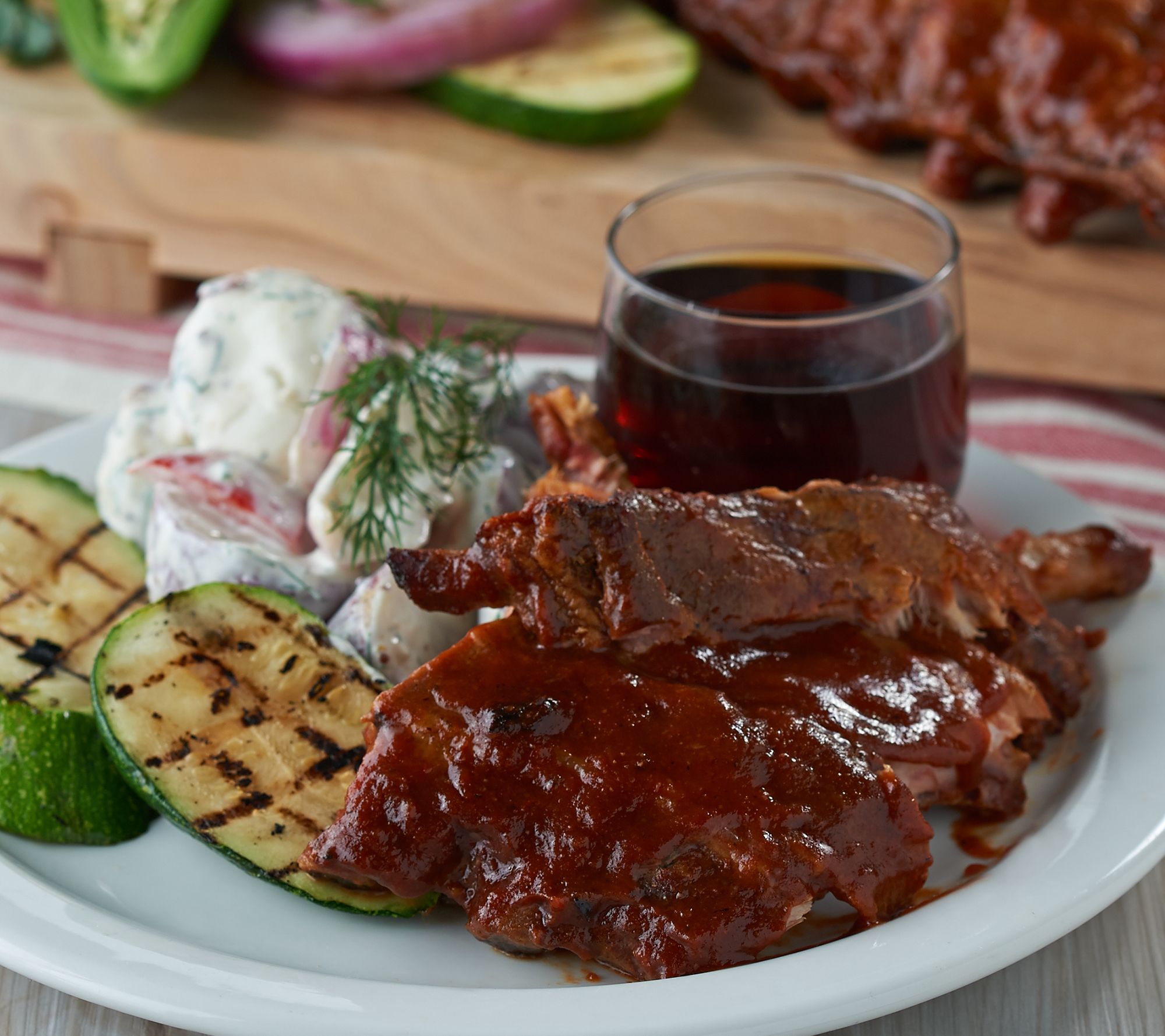 Corky's BBQ (3) 2 lb. Baby Back Ribs with Corky's Sauce AutoDelivery
