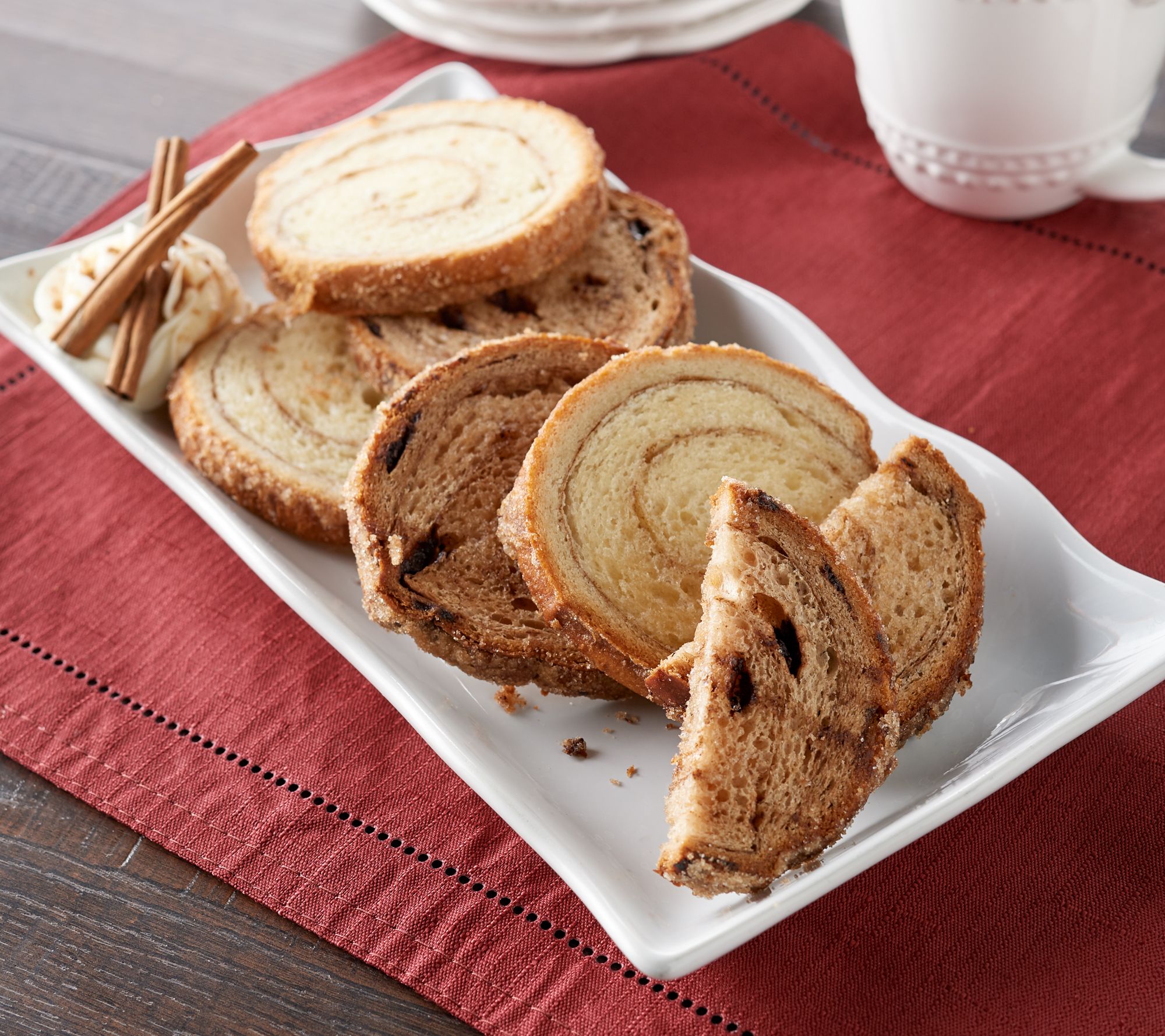 Jenny Lee 6 18 Oz Loaves Of Cinnamon Swirl Bread QVC Com   M71351.001