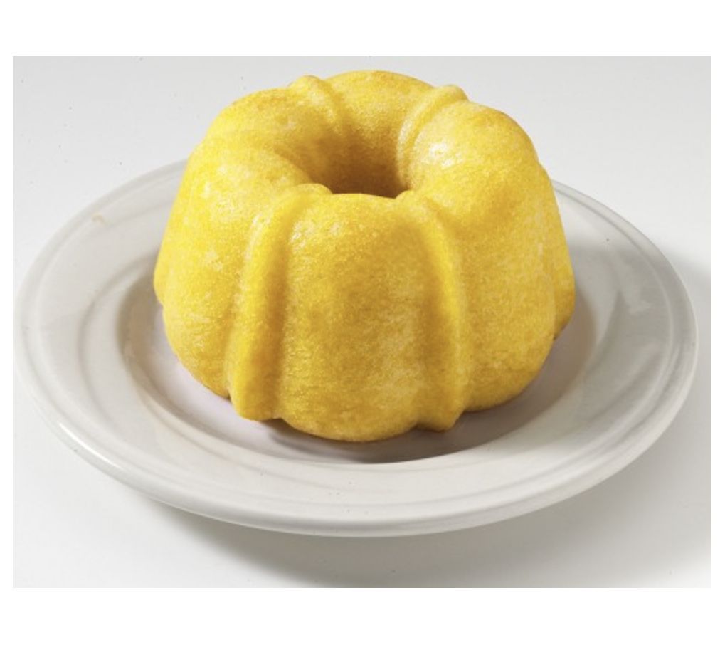 Mini Bundt Cake Maker. Electric Appliance. Yellow. New With