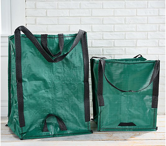 DuraSack 2-Pc Large and Small Heavy-Duty Home and Yard Bags