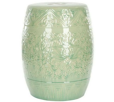 Safavieh Lotus Garden Stool - QVC.com