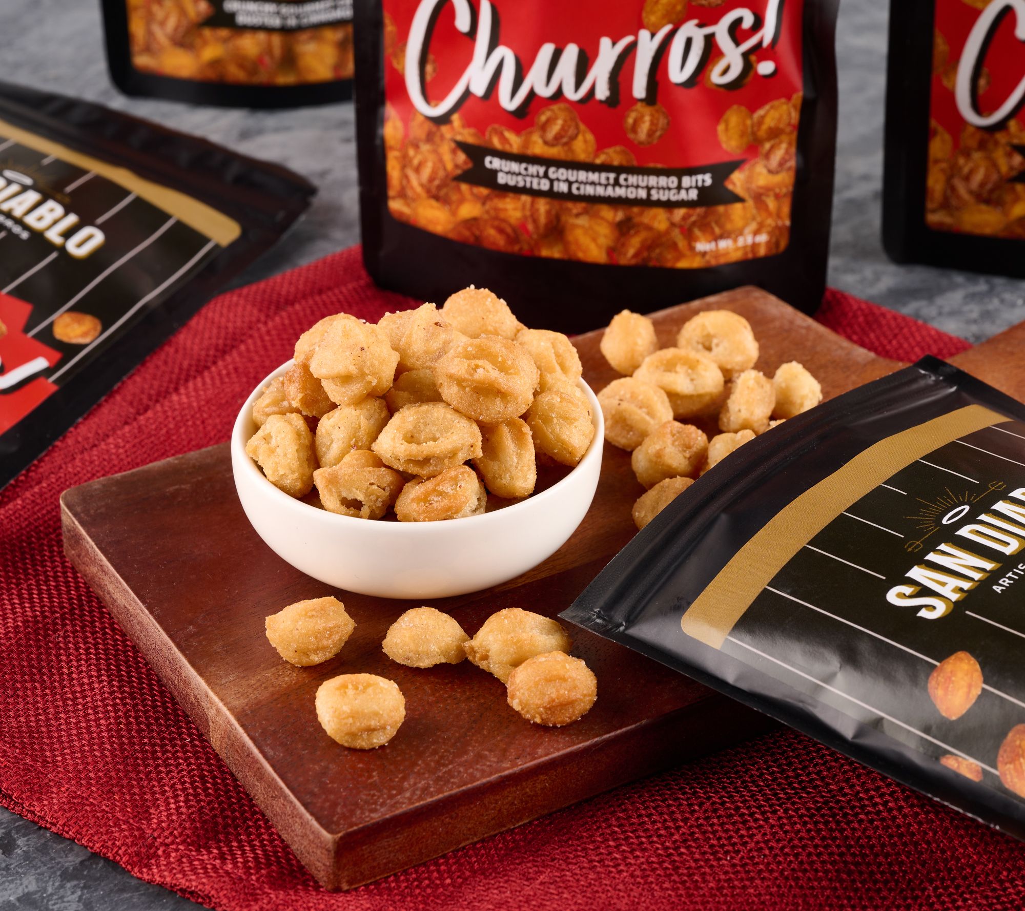 San Diablo (10) 2.5 oz Snack Packs Cinnamon Sugar Churro Bites