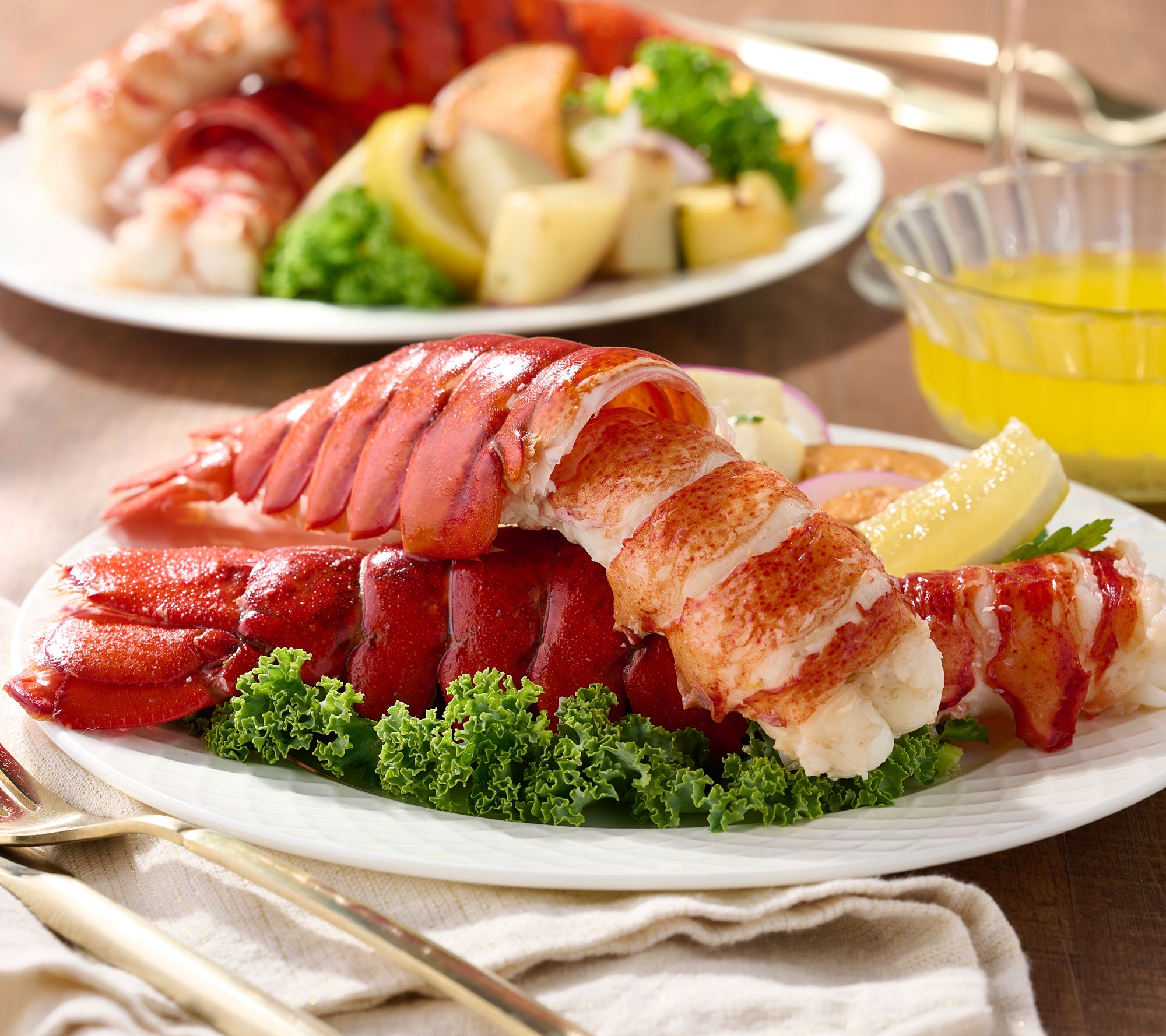  SH 11/9 Greenhead (8) 4-oz HPP Lobster Tails w/Kate's Butter