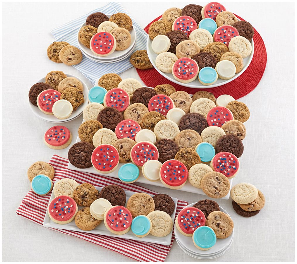 Cheryl's 100-piece Patriotic Cookies - Qvc.com