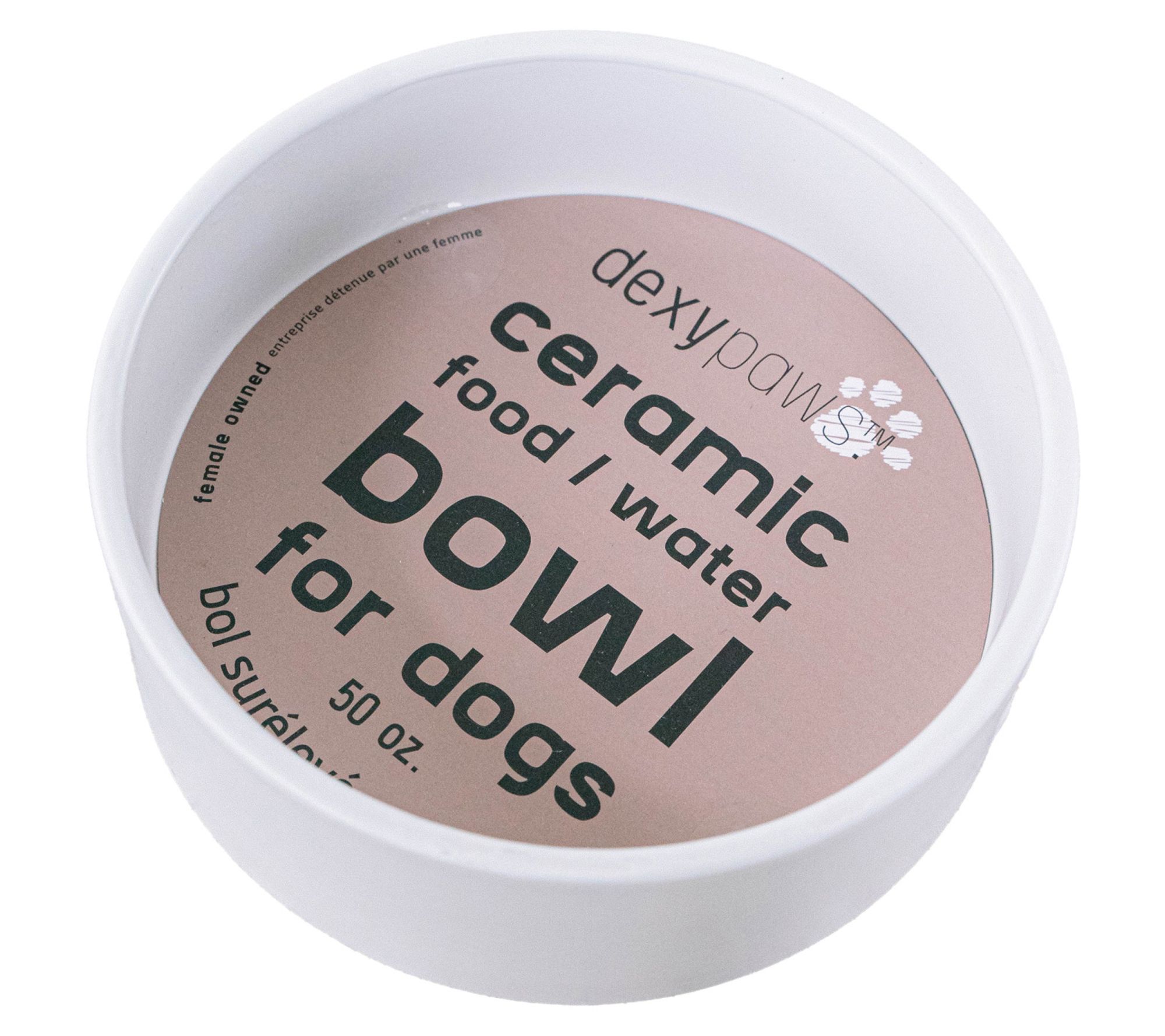 Dexypaws Ceramic Dog Bowl