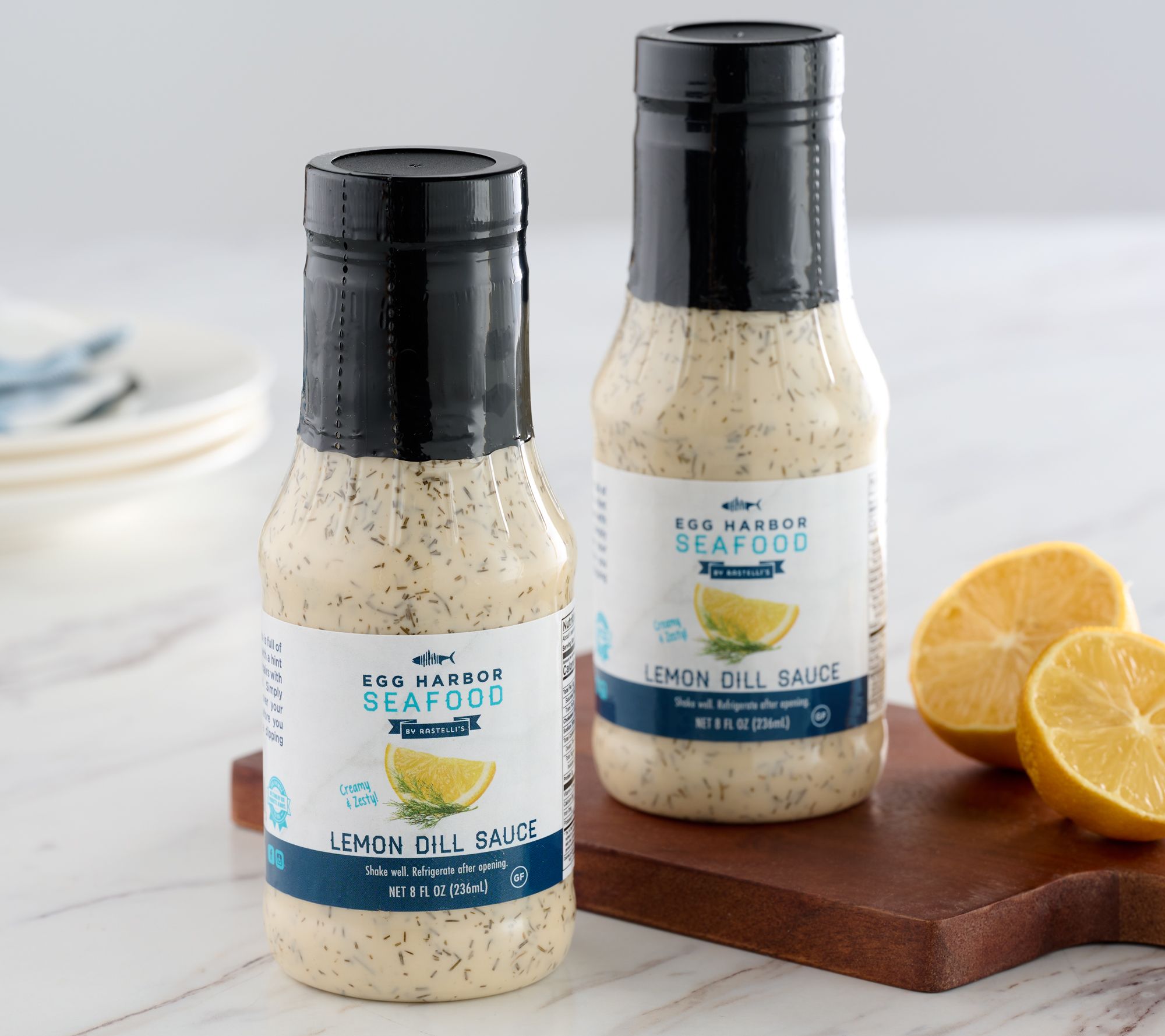 SH 3/24 Egg Harbor (2) 8-oz Bottles of Lemon Dill