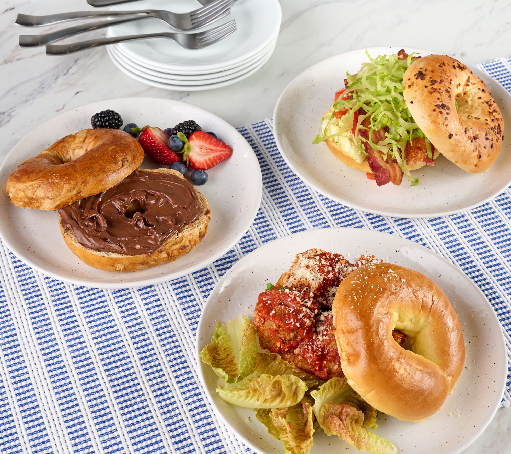 Just Bagels (24) Challah Bagels or Original Bagels