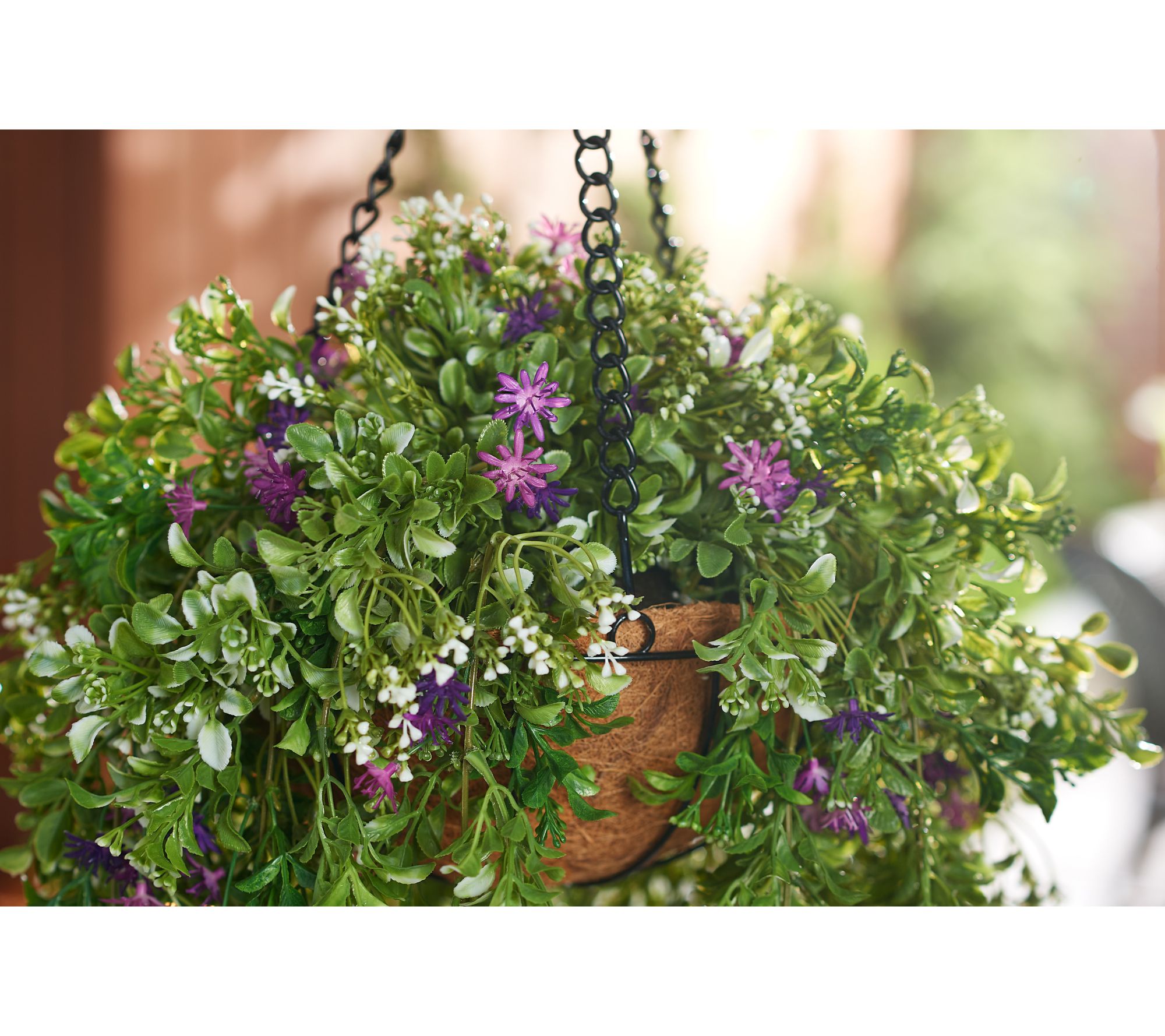 "As Is" Garden Reflections 18" Cascading Indoor/Outdoor Hanging Basket