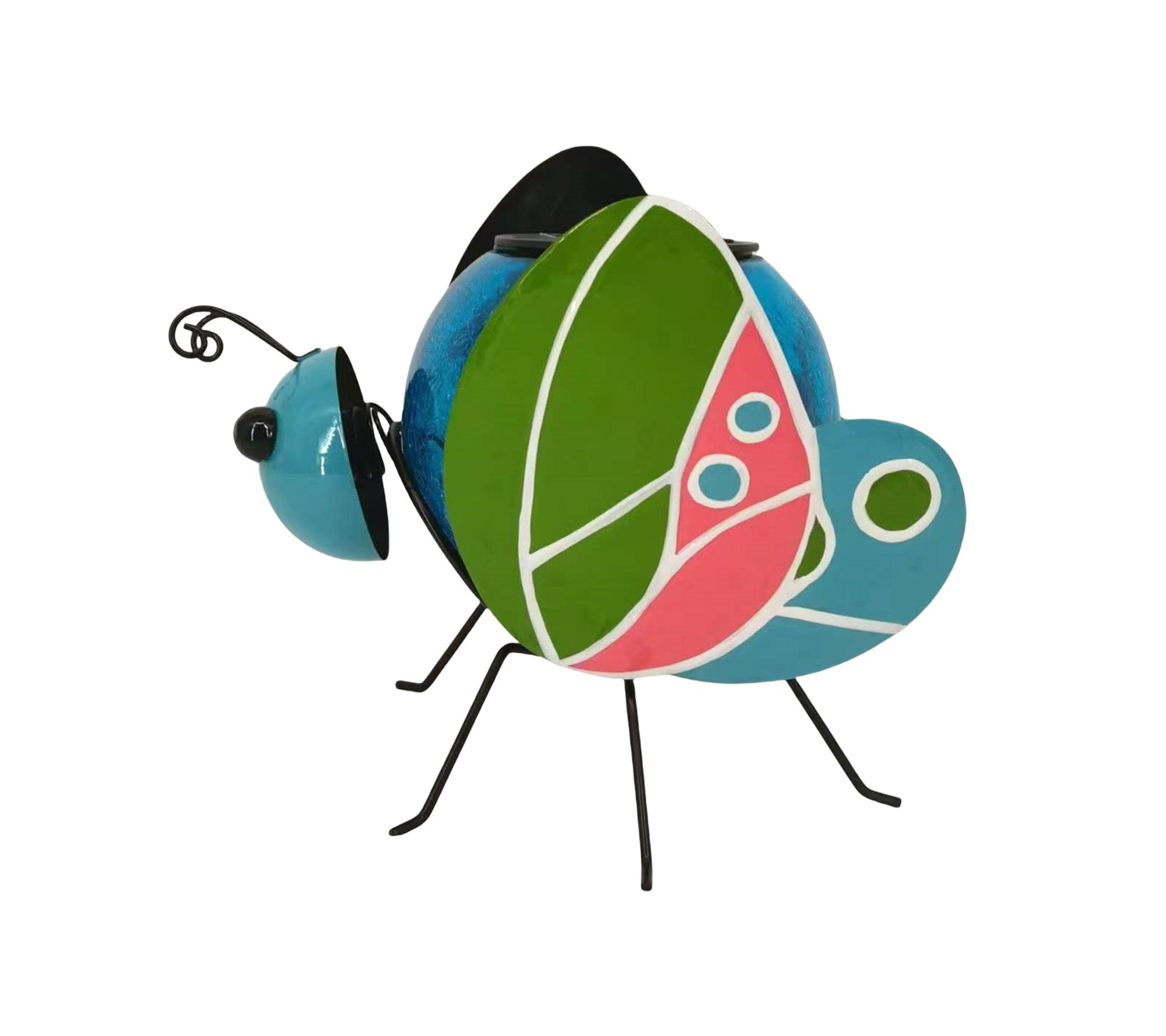 "As Is" Temp-tations Outdoors Solar Crackle Glass Critter