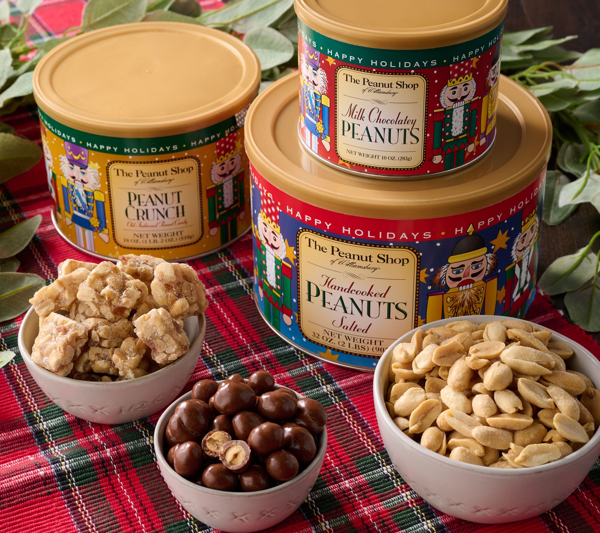 SH12/8 The Peanut Shop of Williamsburg Nutcracker Nut Tower