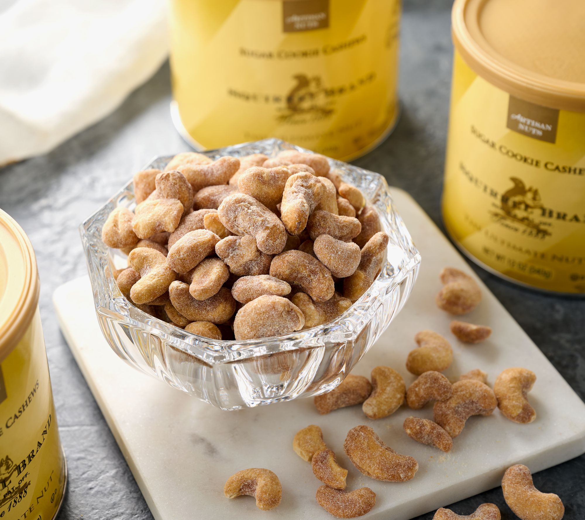 SH1/26 Squirrel Brand (3) 12oz Sugar Cookie Cashews