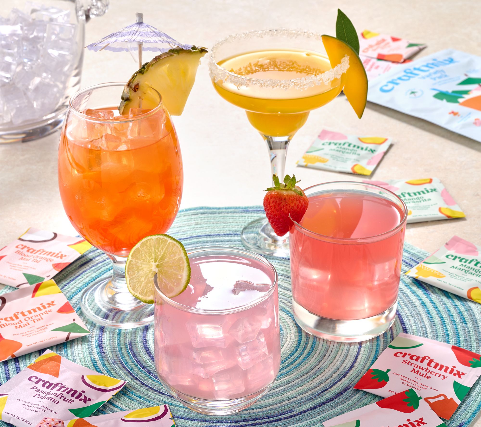 Craftmix 24ct Vacation Style Craft Cocktail Mixes