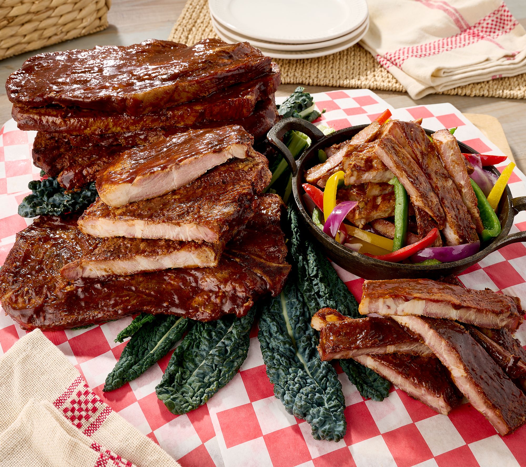 Corky's BBQ (12) 16-oz Bone-in Pork Steaks Auto-Delivery