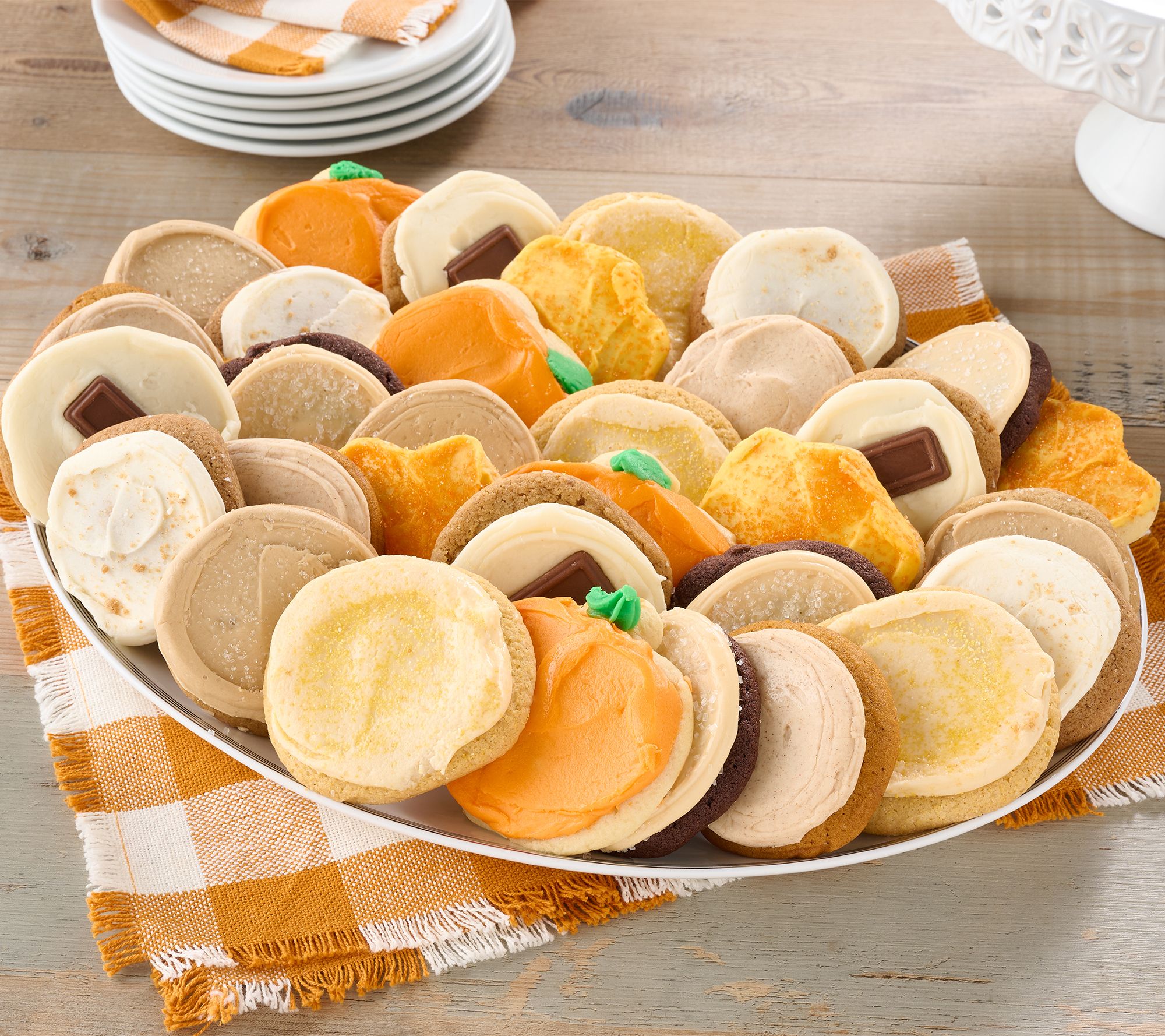 Cheryl's 48pc Fall Best of Buttercream Cookies Auto-Delivery