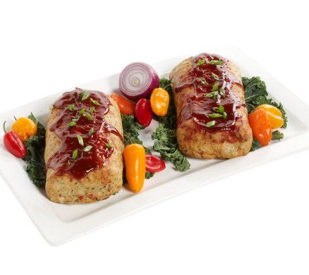 Stuffin Gourmet (2) 2 lb. Signature Chicken Meat Loaf - QVC.com