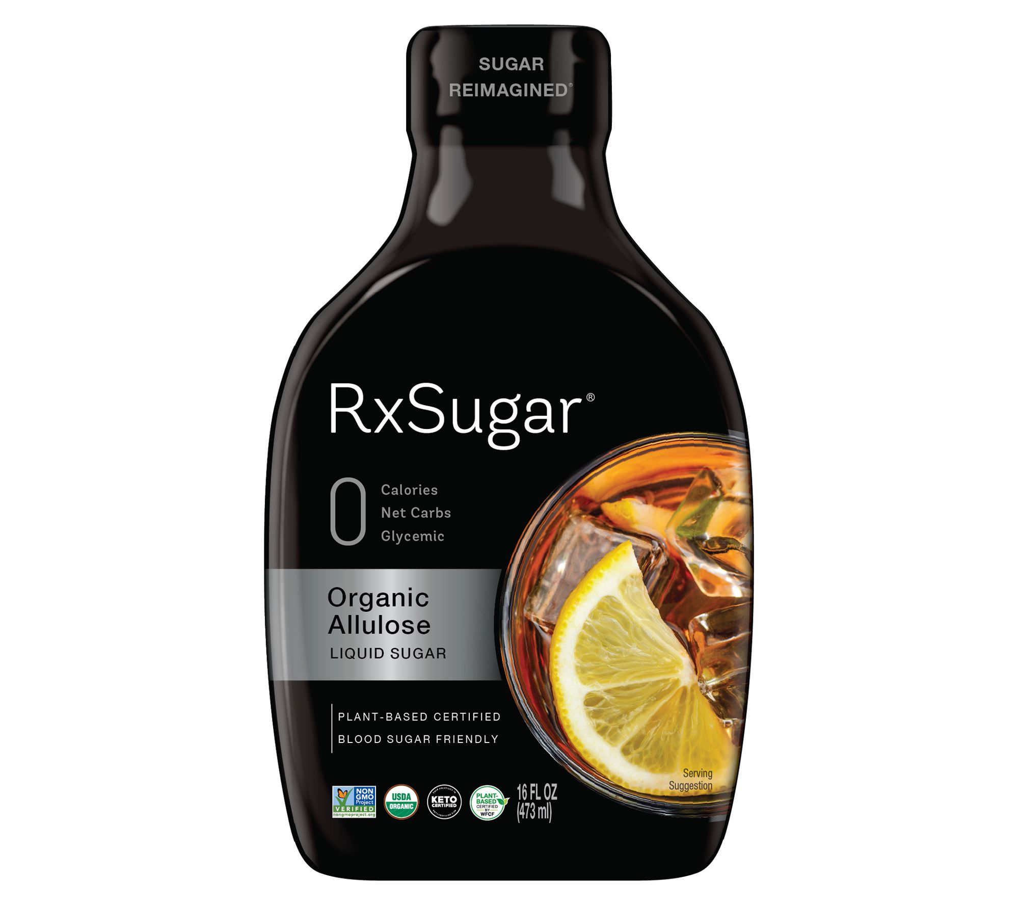 RxSugar 6-Pack Allulose Sugar OrganicLiquid Sugar