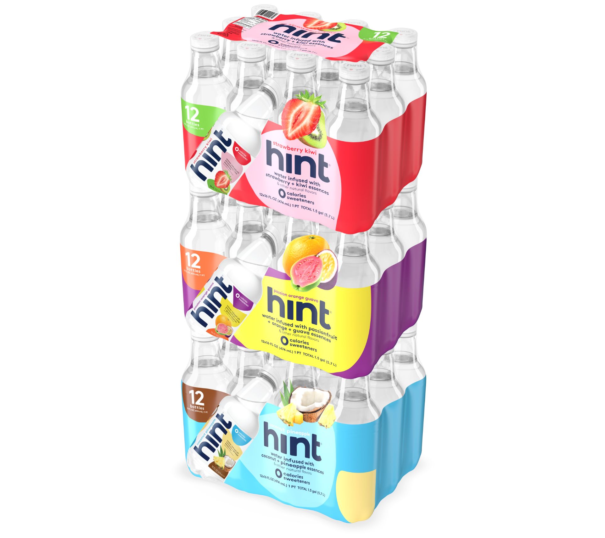 Hint Water (36) 16-oz Fruit Flavored Water Tropical - QVC.com