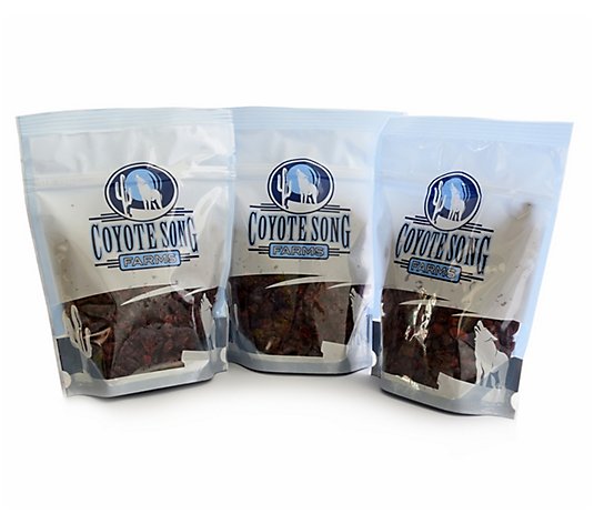 Coyote Song Farms (3) 16-oz Jumbo Dried Cranberries