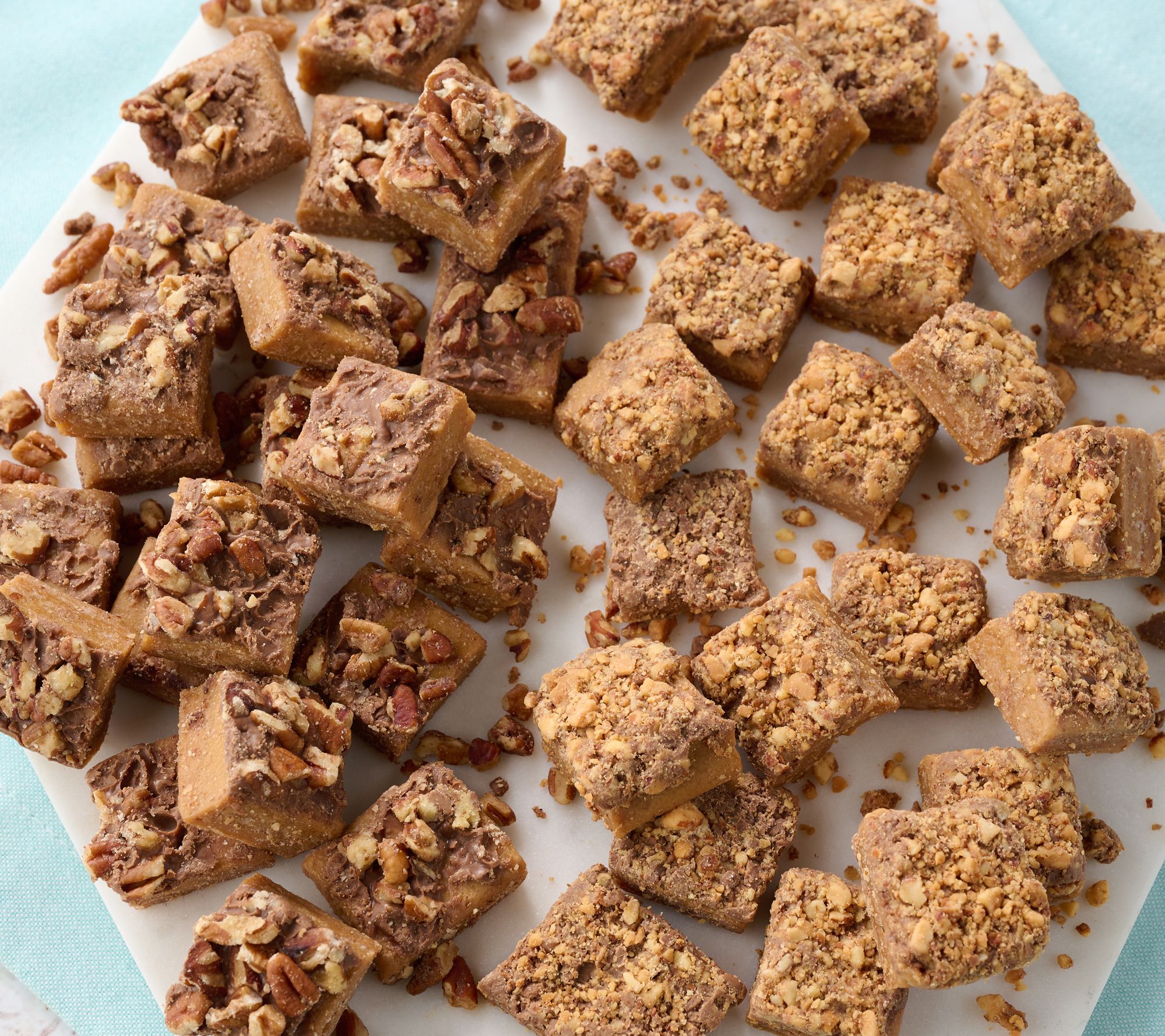 Mrs. Weinsteins Toffee by Sweet Shop USA 2lbs Chocolate Nut Toffee Duo