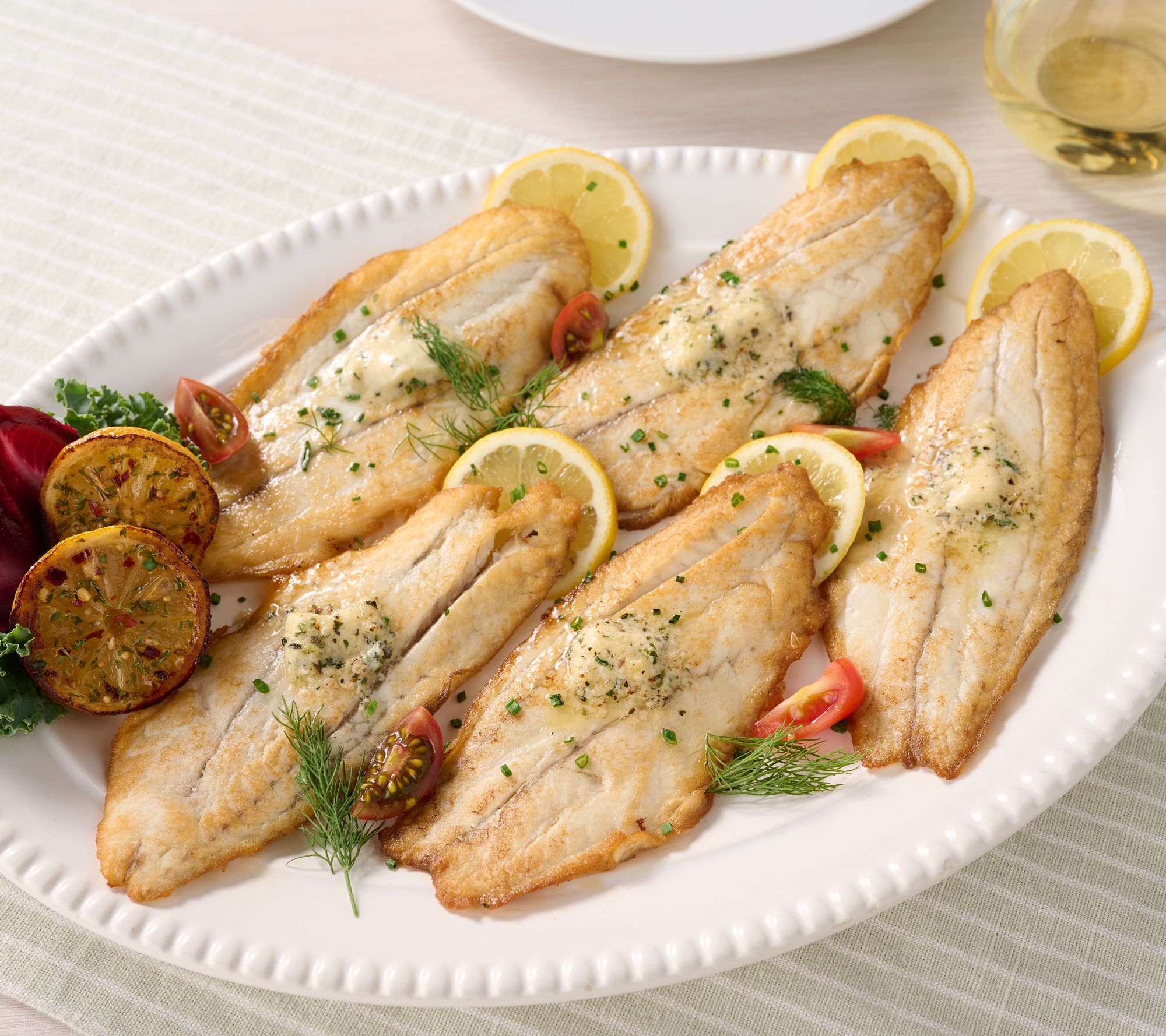 Australis (12) 3.5-oz Barramundi Filets w/ Lemon Herb Butter