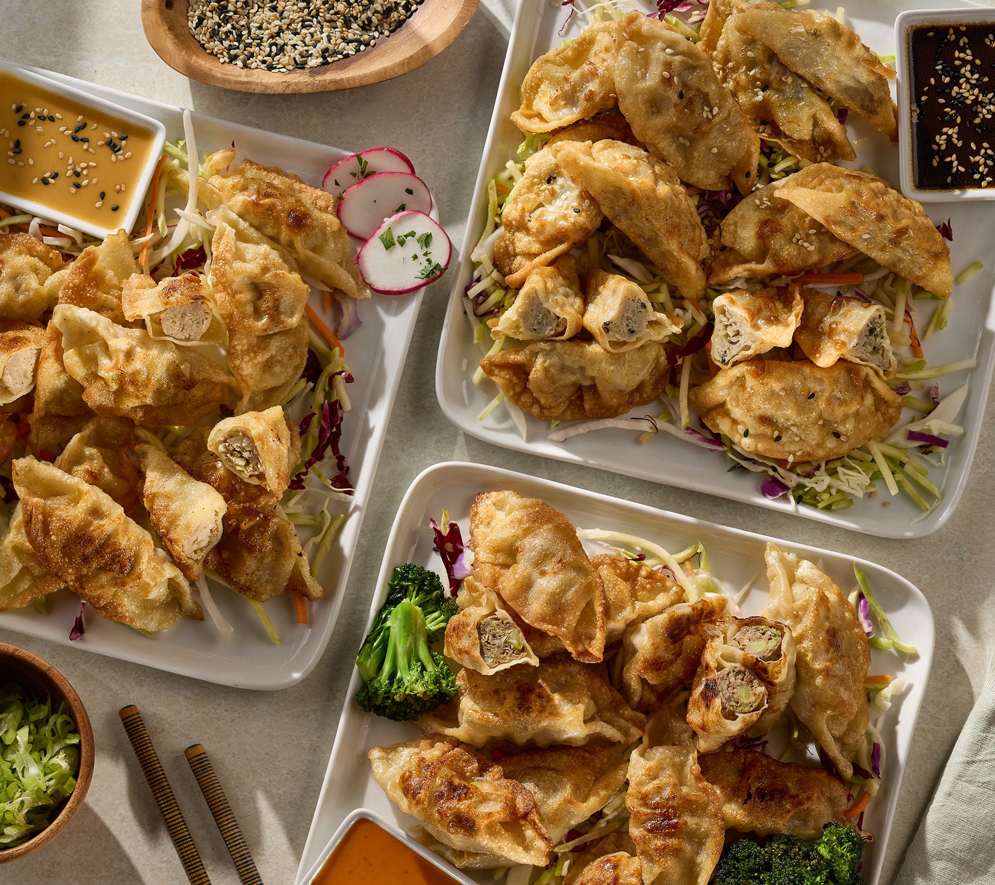 The Perfect Gourmet 75-piece Potstickers Auto-Delivery