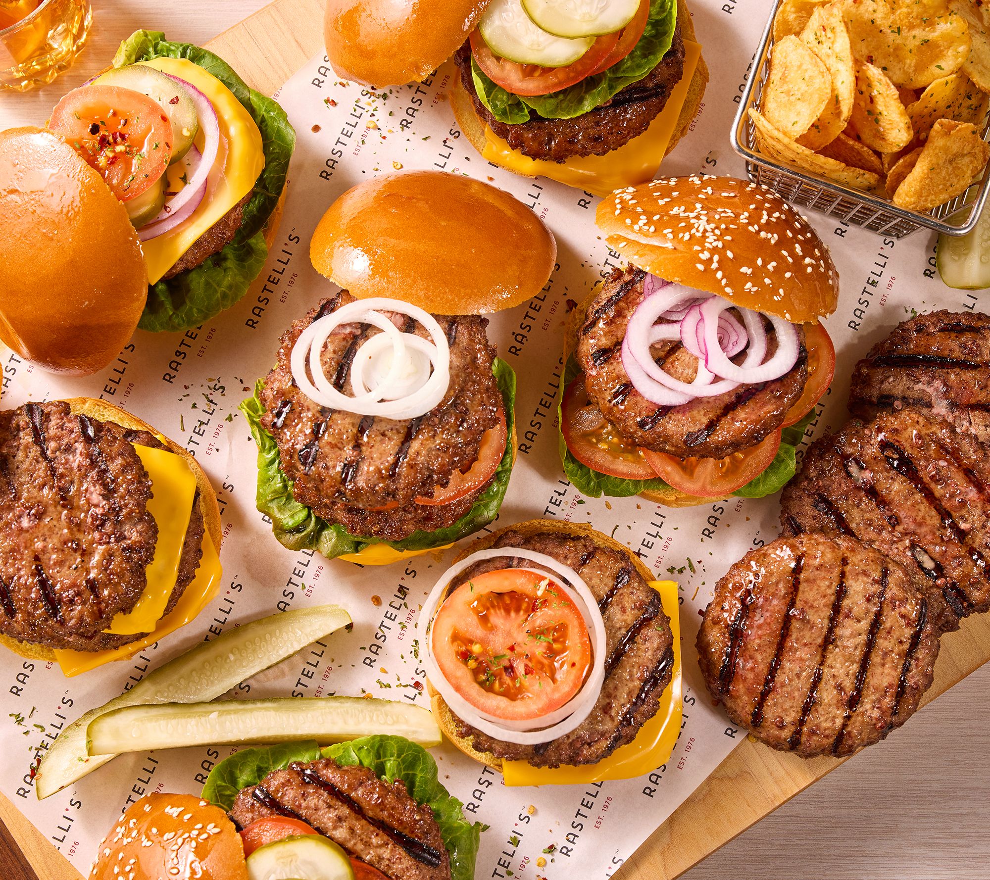 Rastelli's (28) 5.33-oz Private Stock Steak Burgers Auto-Delivery