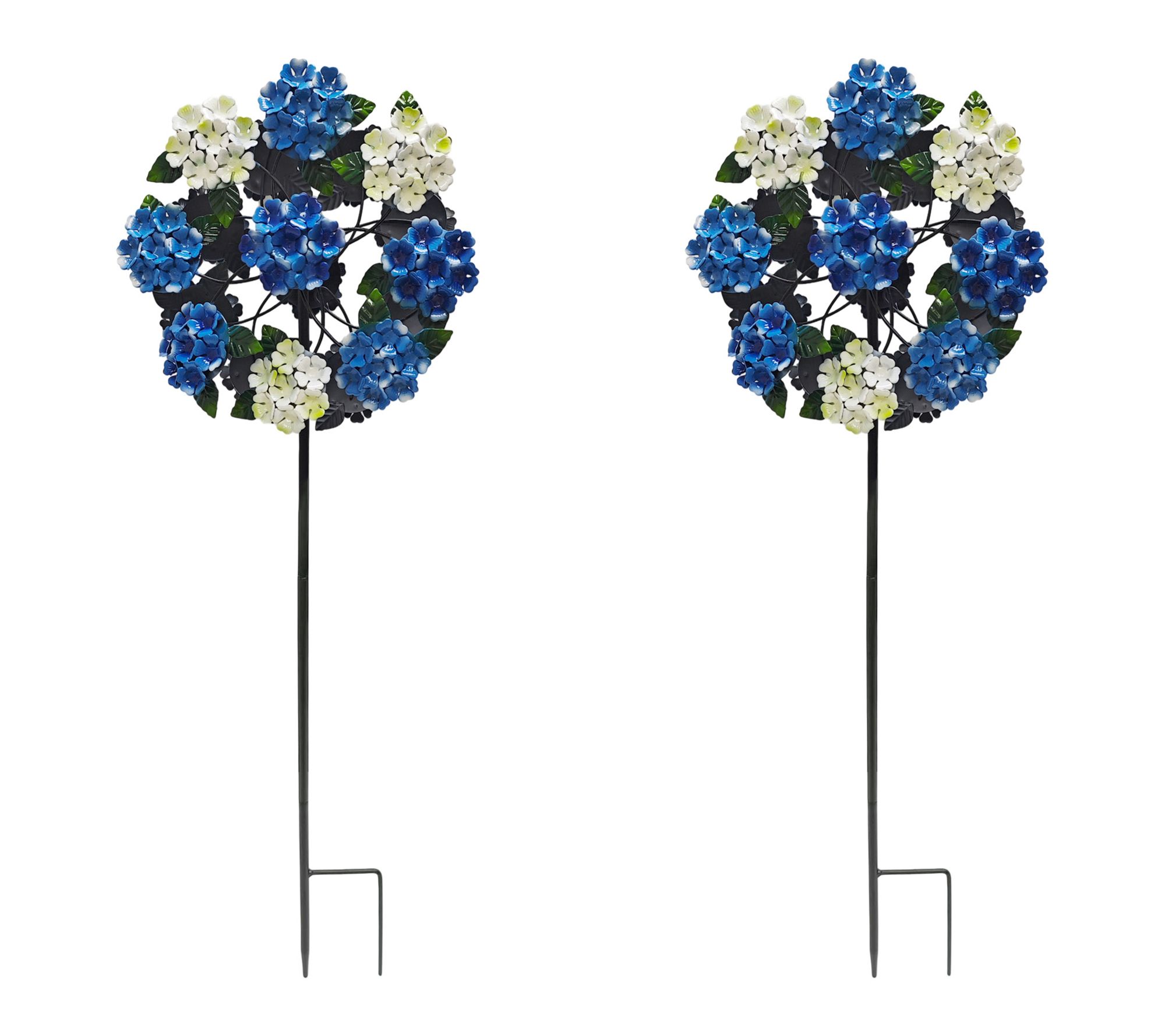 "As Is" Temp-tations Outdoors Set of 2 Mini Wind Spinners